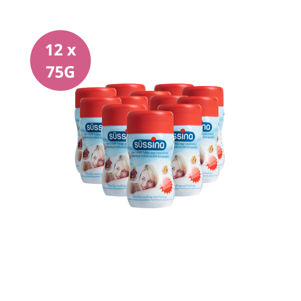 Süssina Streusüße 12 x 75g - Vorratspack