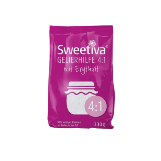 Gelierzucker-Ersatz Sweetiva Gelierhilfe 4:1 mit Erythrit 330g