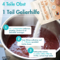 Preview: Gelierhilfe 4:1 ohne Zuckerzusatz, Pektin zum Einkochen, 330 g Marmelade DIY selbst gemacht