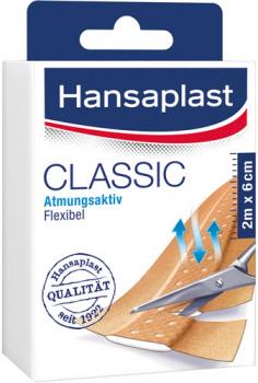 Hansaplast Classic Pflaster zuschneidbar, 20 Stück à 10 x 6 cm
