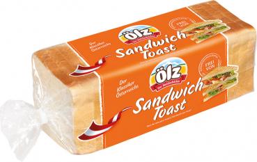 Ölz Sandwich-Toast, 20 Scheiben, 500 Gramm