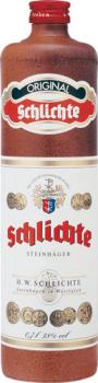 Schlichte Original Steinhäger, 38 % Vol.Alk., Tonflasche