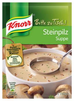 Knorr Bitte zu Tisch! Steinpilz-Suppe, 4 Teller