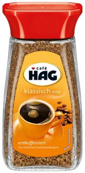 Café Hag entkoffeiniert, Löskaffee