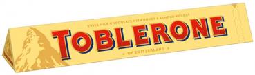 Toblerone Milch, Schweizer Milchschokolade mit Honig und Mandel