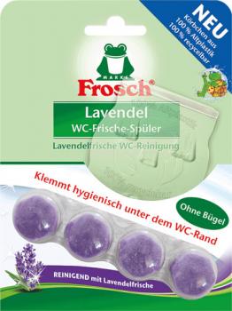 Frosch WC-Frische-Spüler Lavendel BIO, WC-Stein ohne Bügel