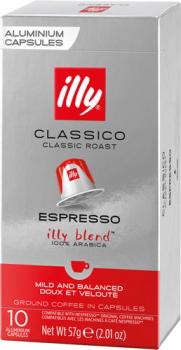 illy Classico Espresso 5, Nespresso-kompatibel, 10 Aluminium-Kaffeekapseln