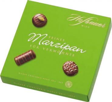 Hofbauer für Verwöhnte Marzipan, Marzipan-Pralinen, 4 Sorten, 125 Gramm