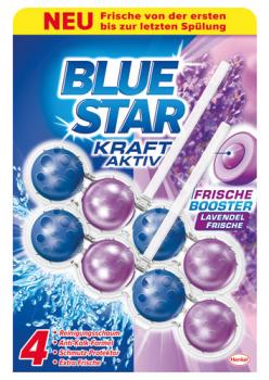 Blue Star Kraft-Aktiv Lavendel Frische Duopack, WC-Einhänger, 2 Stück