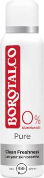 Borotalco Pure Clean Freshness, 48h Deo Spray, 0 % Aluminiumsalze