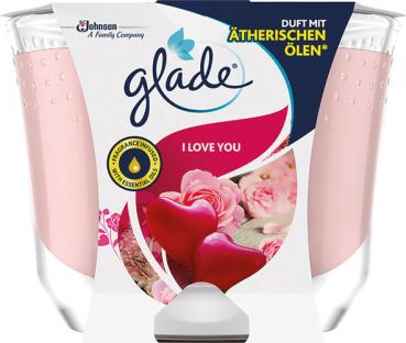 Glade Duftkerze Von Herzen I LOVE YOU, im Glas