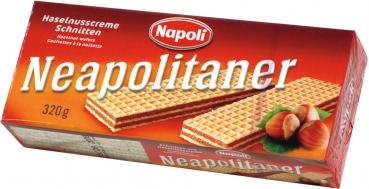Napoli Neapolitaner, Haselnusscreme-Schnitten, 320 Gramm Packung