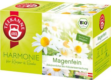 Teekanne Harmonie Bio Magenfein, bekömmliche Kräuterteemischung, Teebeutel im Kuvert