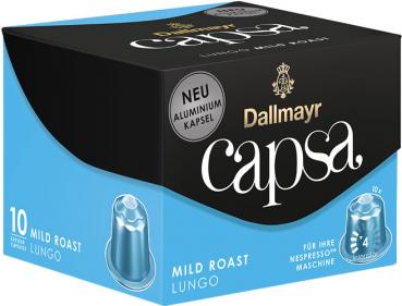 Dallmayr Capsa Lungo Mild Roast 4, Nespresso-kompatibel, 10 Kaffeekapseln