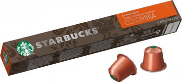 Starbucks Colombia Single-Origin Coffee 7, Nespresso-kompatibel, 10 Kaffeekapseln