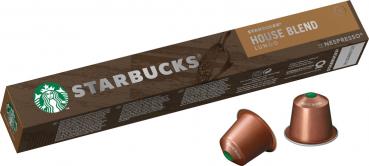 Starbucks House Blend Lungo 8, Nespresso-kompatibel, 10 Kaffeekapseln