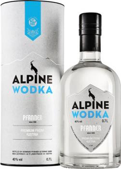 Pfanner Alpine Wodka, 40 % Vol.Alk., Österreich, in Geschenkdose