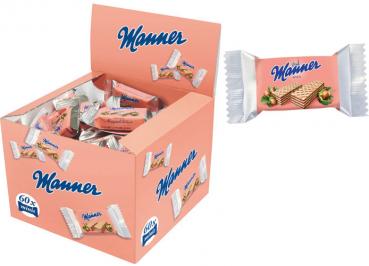 Manner Schnitten Original Neapolitaner Minis (2 Schnitten pro Portionspackung), 60 Stück Karton