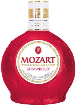 Mozart White Chocolate Cream Strawberry Likör, 15 % Vol.Alk.