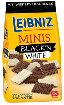 Leibniz Bahlsen Minis Black 'n White UTZ, 125 Gramm