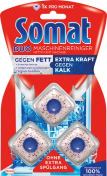 Somat Maschinenreiniger-Tabs Duo, gegen Fett & Kalk