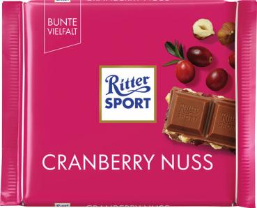 Ritter Sport Bunte Vielfalt Cranberry Nuss