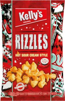 Kelly's Rizzles Hot Sour Cream Style, 70 Gramm Packung