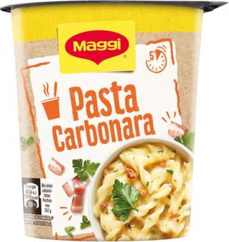 Maggi Quick Snack Pasta Carbonara, 1 Portion, 50 Gramm