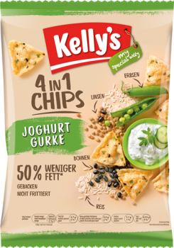 Kelly's 4in1 Chips Joghurt-Gurke, 50 % weniger Fett