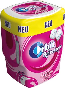 Wrigley's Orbit Refresher's Bubblemint Dragees, zuckerfrei, 30 Stück, 67 Gramm