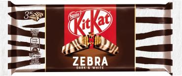 KitKat Zebra Dark & White, 3 Stück