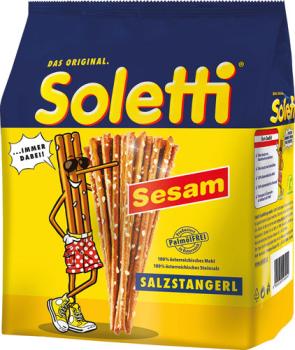 Soletti Salzstangerl Sesam, 230 Gramm