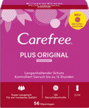 Carefree Plus Original Frischeduft, Slipeinlagen, 56 Stück