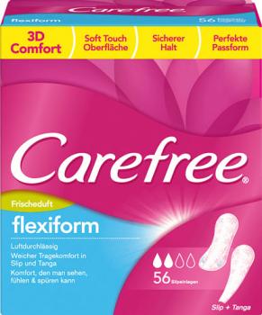 Carefree Flexiform Frischeduft, Slipeinlagen, 56 Stück