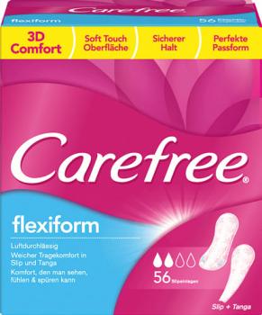 Carefree Flexiform, Slipeinlagen, 56 Stück