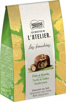 Nestlé Le Recettes de l'Atelier Les bouchées Hazelnut pieces, Pralinen
