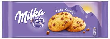 Milka Choco Cookies, Weizenkekse mit Schokostückchen, 168 Gramm
