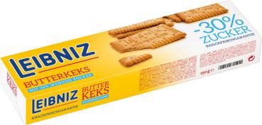 Leibniz Bahlsen Butterkeks mit 30 % weniger Zucker, 150 Gramm
