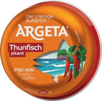 Argeta Thunfisch PIKANT, Aufstrich, glutenfrei