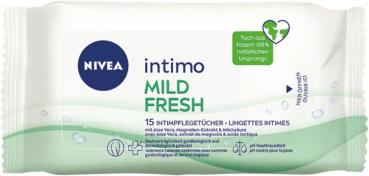 Nivea Intimo Mild Fresh, Intimpflegetücher, 15 Stück