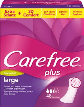 Carefree Plus Large Frischeduft, Slipeinlagen, 48 Stück
