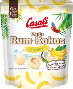 Casali Rum-Kokos Banane Dragees, Shot of the Year, 175 Gramm Packung