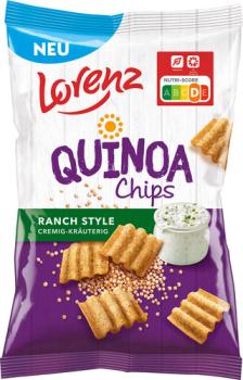 Lorenz Quinoa Chips Ranch Style, cremig-kräuterig