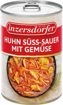 Inzersdorfer Huhn Süss-Sauer mit Gemüse, 400 Gramm Dose