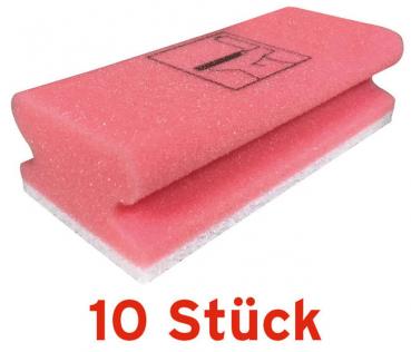 Profi Power HACCP Pad-Schwamm Vlies WC, ROT mit Piktogramm