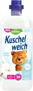 Kuschelweich Sanft & Mild, Weichspüler-Konzentrat 38 WG, 1 Liter