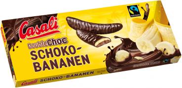 Casali Fairtrade Schoko-Bananen DoubleChoc, 24 Stück