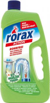 Rorax Action Rohrfrei BIO Power-Gel, Abflußreiniger