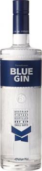 Reisetbauer Blue Gin, Austrian Vintage distilled Dry Gin, 43 % Vol.Alk., Österreich