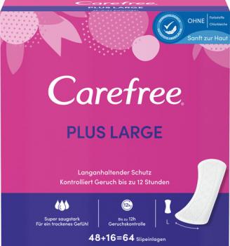 Carefree Plus Large, Slipeinlagen, 64 Stück